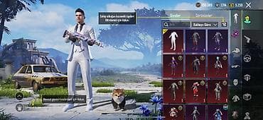 Pubg mobile hesabı 53sv 14 Destansı 4 yükseltebilen silah Uzi ruhani