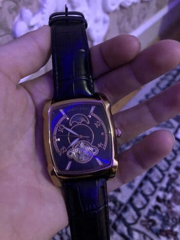 saat emporio armani: Qol saatı, rəng - Qara — 1