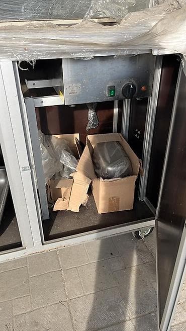 Vitrinli istilədici bufet arabası (çörək/şorba/isti yeməklər üçün) - — 3