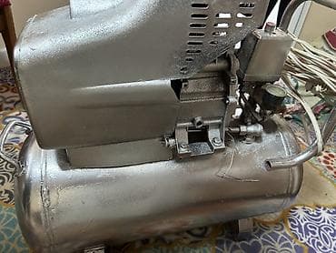 Mexaniki əl alətləri: Kompessor və pnevmatik dəst - Güclü hava kompressoru: metal qəfəsli — 4