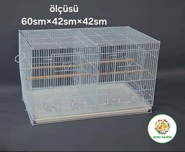 qəfəsi: Tutuquşu qəfəsi. Qəfəs valyer (arakəsməli) Qəfəsin ölçüsü 60sm eni — 5