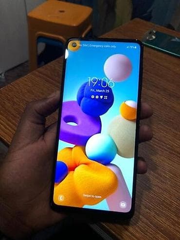 china aid notebook: Samsung Galaxy A21S, 32 GB, rəng - Qara, İki sim kartlı — 1