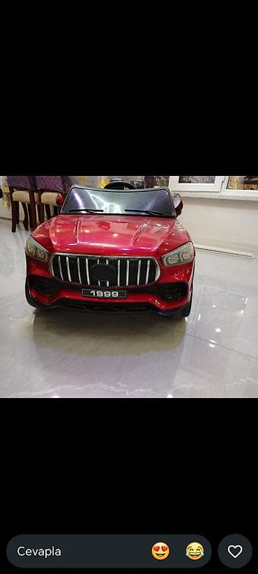 Uşaq üçün elektrik maşınları: Uşaq üçün elektriklə işləyən minik maşını – qırmızı rəngdə “Super Car” — 2