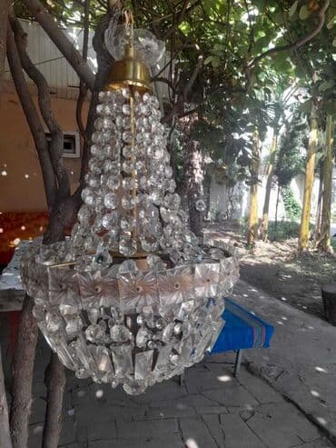 kerosin lampa: Çılçıraq, 9 lampa, Metal — 2
