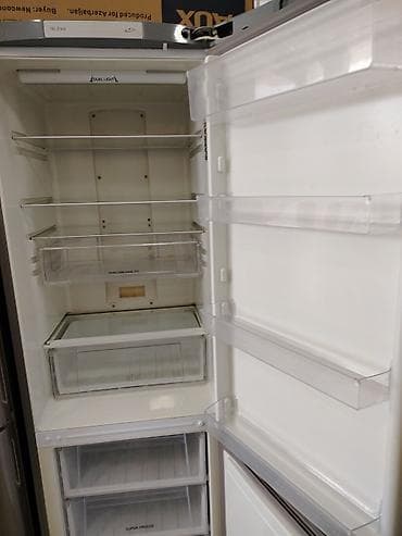 ariston temiri: İşlənmiş 2 qapılı Hotpoint Ariston Soyuducu Satılır, rəng - Boz, Təkərli — 4