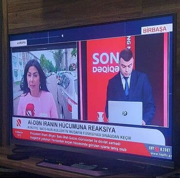 Tv LG diaqonal 123sm duz ekran,internete çıxış aparatıyla birlikde