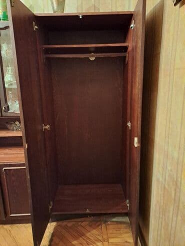 вешалки для одежды: Б/у, Распашной, 2 двери Прямой шкаф, Шифоньер, Азербайджан — 1