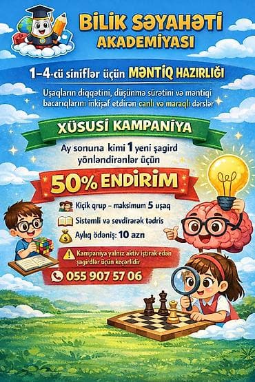 koreya dili kursu: Məktəbəqədər və ibtidai sinif hazırlığı, Azərbaycan dili, Onlayn — 1