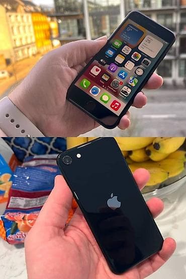 IPhone SE 2022, 64 GB, Qara, Barmaq izi