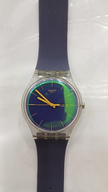 İşlənmiş, Qol saatı, Swatch, rəng - Bənövşəyi lalafo.az -da İşlənmiş, Qol saatı, Swatch, rəng - Bənövşəyi