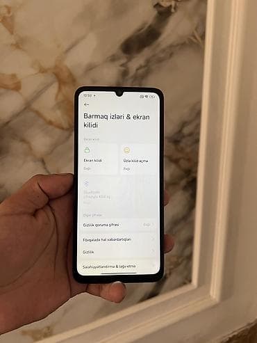 telefonlar yeni: Redmi 13C, 128 GB, rəng - Qara, Barmaq izi, Face ID — 6