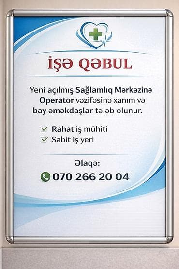 Çağrı mərkəzi operatoru tələb olunur, Yalnız qadınlar üçün lalafo.az -da Çağrı mərkəzi operatoru tələb olunur, Yalnız qadınlar üçün