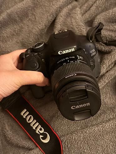 360 derece kamera: Canon EOS 600D DSLR fotoaparat + Canon EF‑S 18‑55mm obyektiv Az — 5