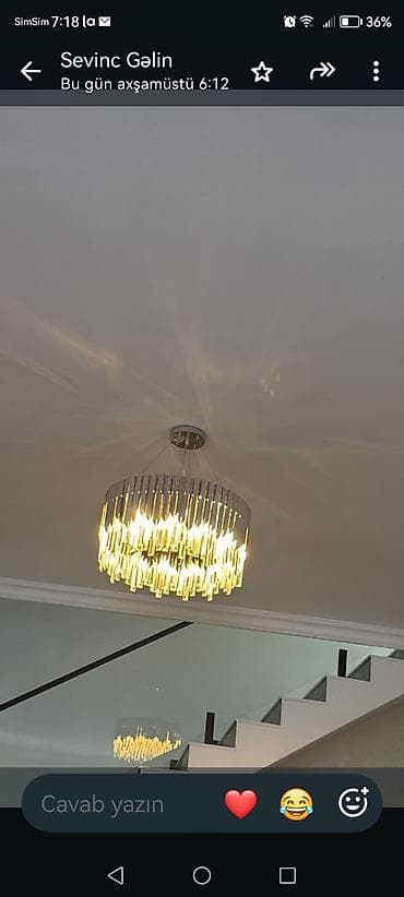 Led Çılçıraq, 4 və daha çox lampa, Metal