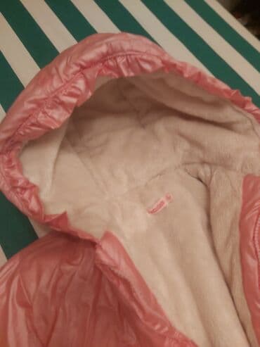 Uşaq arabaları: Uşaq üçün qız rəngli qış gödəkçəsi - Material: parıldayan suya — 2