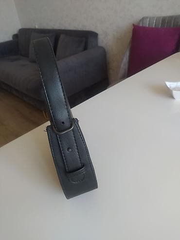 Çantalar: Qara çiyin çantası – mini baguette model - Rəng: qara - Material — 3