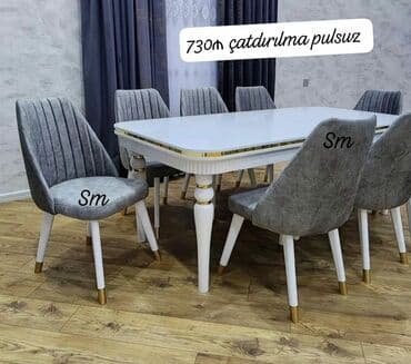 metbext divani: Mətbəx üçün, Açılmayan, Dördbucaq masa, 2 stul — 10