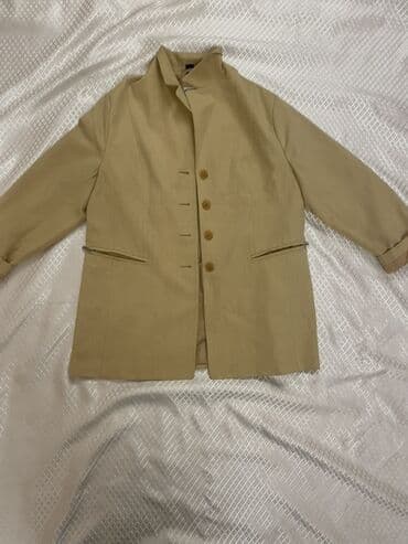 Fabiani qadın pencəyi - Rəng: bej/boz-bej - Model: klassik düz kəsim