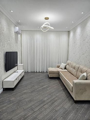 Mənzillər: İcarəyə verilir 2 otaqlı yeni tikili 63 m², Ağ şəhər q. Kateqoriya — 1