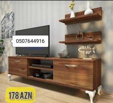 matras altı: Yeni, Düz TV altlığı, Polkalı, Laminat, Azərbaycan — 3