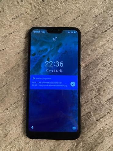 Xiaomi Mi A2 Lite, 32 GB, rəng - Qara,
İki sim kartlı lalafo.az -da Xiaomi Mi A2 Lite, 32 GB, rəng - Qara,
İki sim kartlı