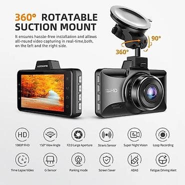 Videoqeydiyyatçı Azdome M01 pro Orijinal Azdome arxa kamera və — 5