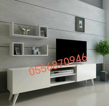 Yeni, Düz TV altlığı, Polkalı, Laminat, Azərbaycan