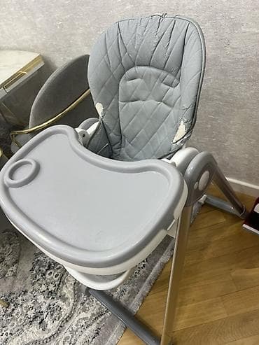 стуля: Uşaq yemək stulu – boz rəngdə, tepsili model Sekilde gorunen — 3