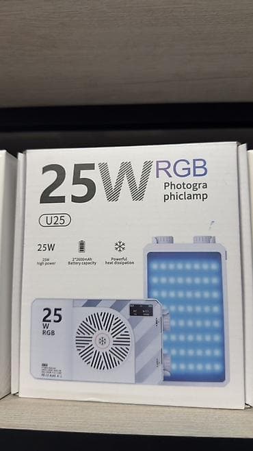 Elektronika: RGB foto/video işıq paneli – U25, 25W - 25W güc: güclü və bərabər — 1