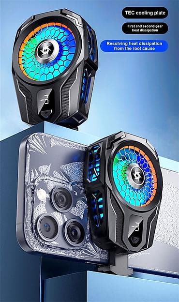 usb ventilyator: Maqnitli mobil telefon soyuducusu – TEC istilik plitəsi və RGB — 1