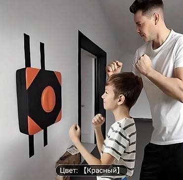 Спорт и отдых: Divara quraşdırılan boks/fitnes hədəf paneli - Rəng: qırmızı (qara — 2