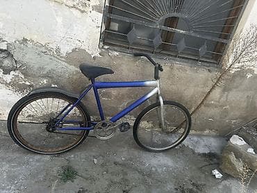 Спортивные велосипеды: Şəhər tipi velosiped - Rəng: mavi-gümüş keçişli - Çərçivə: klassik — 1