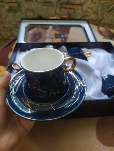 детский игровой набор черепашки ниндзя: Чайный набор, цвет - Синий, Кобальт, 6 персон — 2