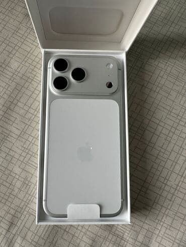Daraq panellər: IPhone 17 Pro Max, 256 GB, Gümüşü, Face ID — 2