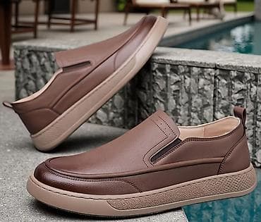 Məhsul: Kişi slip-on ayaqqabısı - Material: yumşaq, möhkəm süni dəri