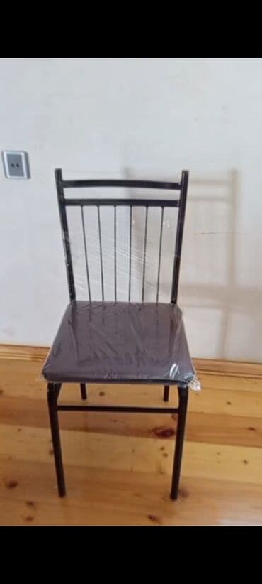 gaming oturacaqlar: Mətbəx üçün, Yeni, Qatlanmayan, rəng - Qara Stul — 1