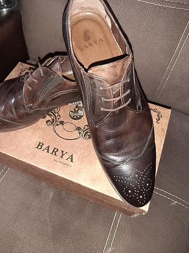 Ayaqqabılar: BARYA by Poppy kişilər üçün klassik dəri ayaqqabı - Material: VERO — 4