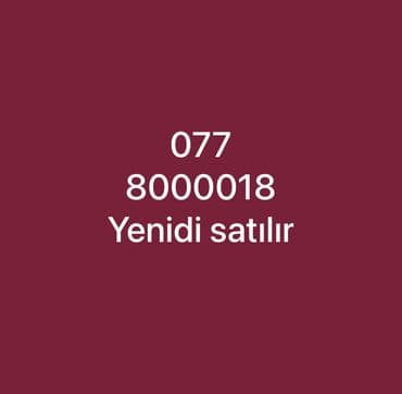 limitsiz internet ayliq: Nömrə: ( 077 ) ( 8000018 ), Yeni — 1