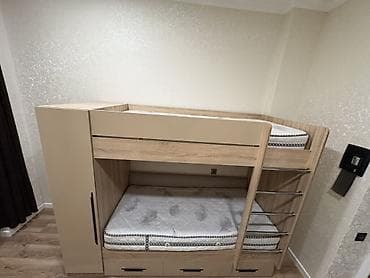 iki mertebeli kravatlar ucuz: Oğlan və qız üçün, Çarpayı, Matras ilə, Siyirməli, Laminat — 3