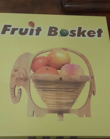 diklərin qiyməti: Fil formasında meyvəqabı. materialı taxta, açılıb yığılandır, əl — 3