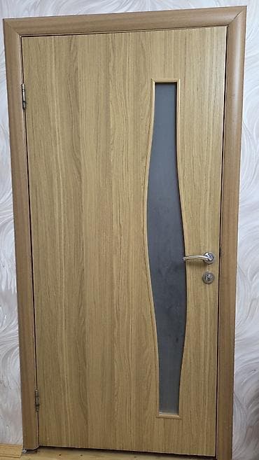 giris qapi: Taxta teksturalı daxili qapı - Material: ağac teksturalı laminasiya — 1