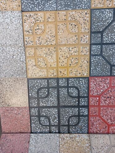 купить формы для декоративного камня: Məhsul: Beton mozaik səki/daş döşəmə plitələri Təsvir: - Açıq bej — 6