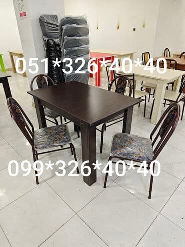 fırlanan stollar: Kafe, yeməkxana və ev üçün masa-stul dəstləri Məhsul təsviri: - — 20