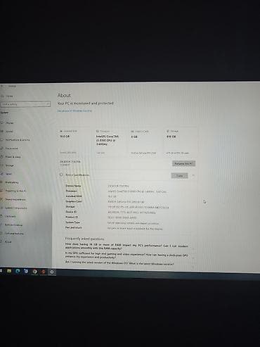 asus 16 gb ram: Gaming masaüstü kompüter dəsti Komponentlər: - Prosessor: Intel Core — 2