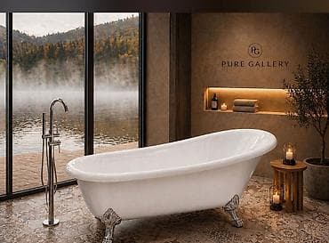 Pure Gallery – sərbəst quraşdırılan vannа - Stil: Klasik “clawfoot”