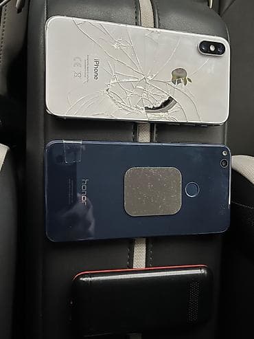 apple imac: IPhone X, 64 GB, Ağ, Qırıq, Face ID — 2