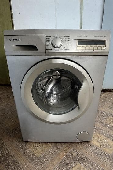 Paltaryuyan maşın Sharp, 8 kq, İşlənmiş, Avtomat, Qurutmasız, Kredit yoxdur, Pulsuz çatdırılma