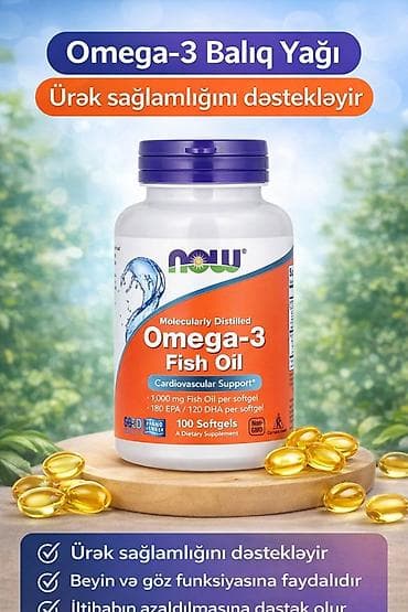 green coffee kapsula: 🇺🇸NOW Omega-3 Fish Oil –balıq yağı kapsulları Xüsusiyyətlər: - 1000 — 1