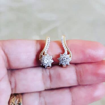 женские золотые серьги: Sırğa, Sarı qızıl, 585 Əyar, 426 g — 5