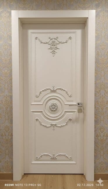 qapi ucun aksesuarlar: Yataq otağı üçün Yeni Otaq qapısı 90x205 sm Çərçivə ilə, Zəmanətli, Ödənişli quraşdırma, Pulsuz çatdırılma — 3